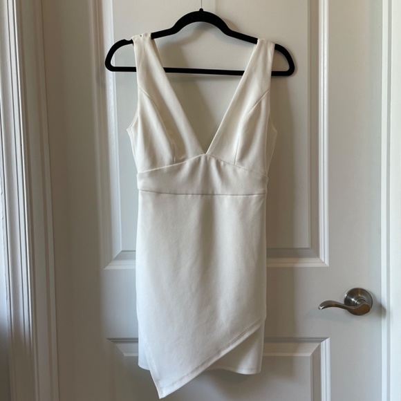Blue Blush White Layered Mini Dress - Picture 4 of 4
